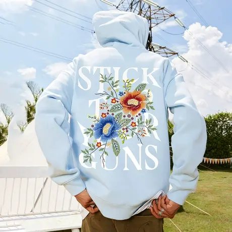 Nuthink大码420g重磅保暖加绒加厚卫衣美式潮牌男潮加肥加大外套图片