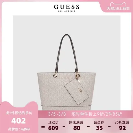 GUESS 女士优雅气质休闲金属字母手提包-SG809922商品大图
