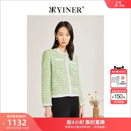 YINER音儿商场同款女装2022冬季新款羽绒服8C63508026商品大图