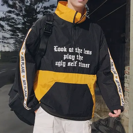 男士外套春秋季2023新款韩版潮流学生宽松衣服潮牌工装夹克男装薄商品大图