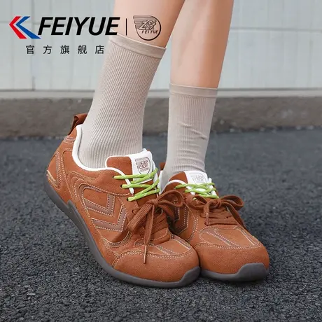 feiyue/飞跃女鞋德训鞋女2025秋冬新款透气休闲百搭薄底赛车鞋子商品大图