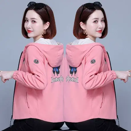 恋上17号女士短外套女秋装新款2023年春秋款女装上衣休闲风衣秋冬商品大图