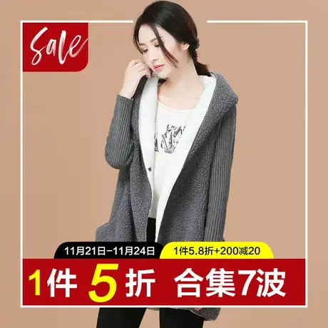 【清仓杪限时1件5折】高腰牛仔裤女宽松直筒开叉九分微喇叭裤图片