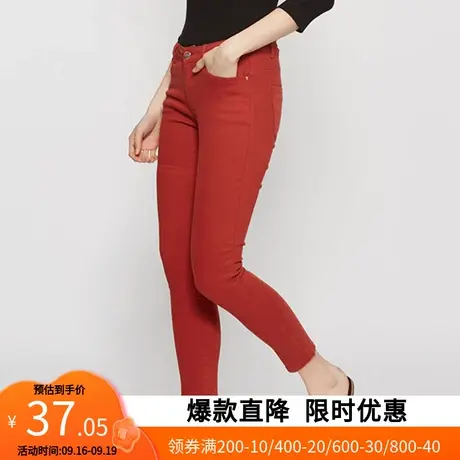艾格2023春季女装时尚百搭休闲个性潮搭舒适休闲裤W329商品大图