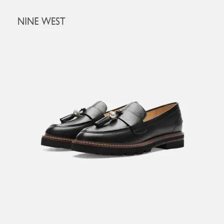 【商场同款】Nine West/玖熙复古流苏乐福鞋女2025夏季新款单鞋图片