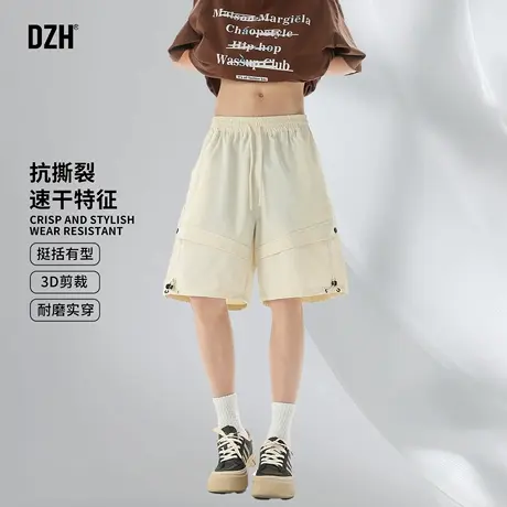 男生薄款工装短裤子夏季新款冰丝短裤速干五分休闲裤外穿运动中裤商品大图
