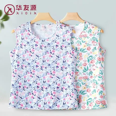 中老年女士背心纯棉奶奶夏季宽松内衣妈妈全棉汗衫老人老太太衣服商品大图