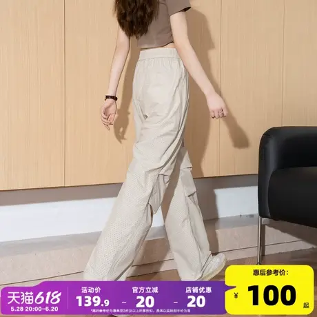 唐狮新款女工装长裤女宽松百搭时尚透气轻薄春夏潮流韩系运动风yc图片
