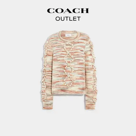 COACH/蔻驰奥莱女士段染BOBBLE针织衫商品大图