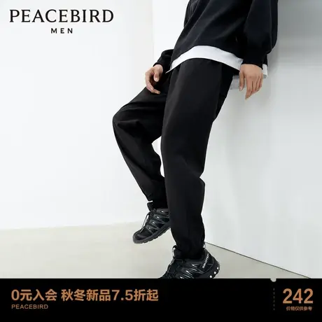 太平鸟男装 新款冲锋裤男机能束脚休闲裤宽松潮流青年工装裤长裤图片