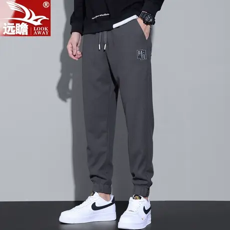 男士休闲裤春秋款潮牌束脚卫裤宽松百搭加大码运动长裤男2022新款商品大图