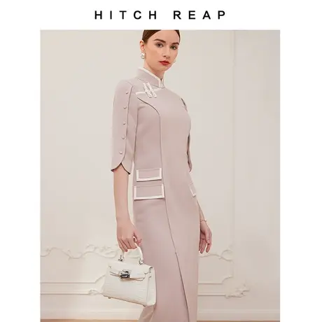 希区瑞普高端改良版旗袍年轻款女2023早秋新款气质优雅宴会民国风商品大图