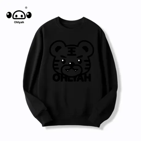 Ohlyah卫衣女春秋2023年新年潮牌设计感小众女装外套宽松bf慵懒风图片