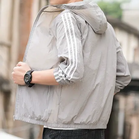防晒衣服男士春夏季2022新款冰丝超薄款透气皮肤衣夹克外套男装C商品大图