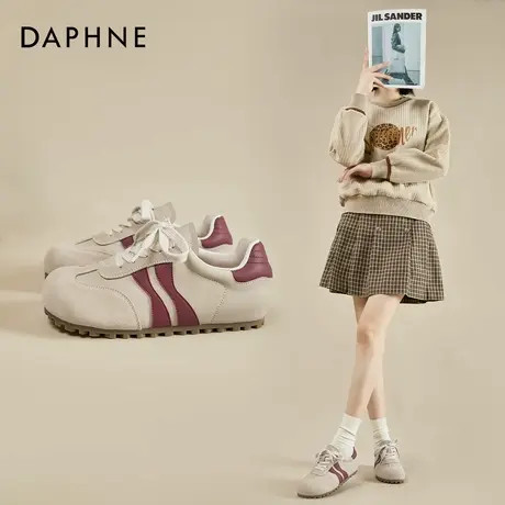 达芙妮德训鞋女款2025新款春秋季轻盈百搭平底女鞋休闲鞋子女板鞋商品大图