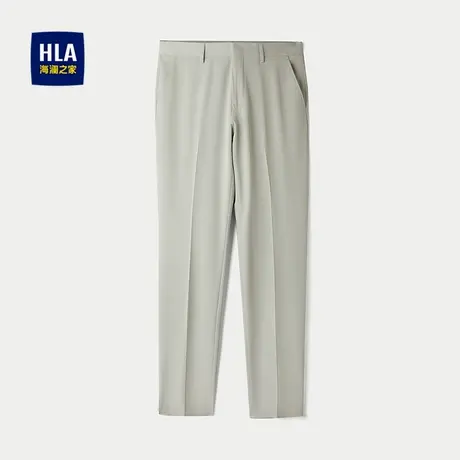 HLA/海澜之家国民臻品西裤25春夏新款商务优雅通勤挺括顺滑裤子男图片