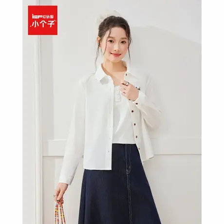 IEF/爱依服【小个子】2025秋季新款韩版文艺通勤气质百搭衬衫上衣商品大图