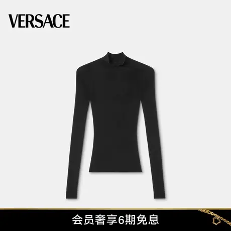 【新年礼物】VERSACE/范思哲 女士无缝针织高领套头衫图片