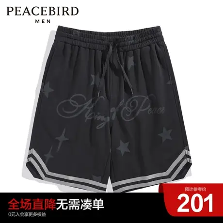 太平鸟男装奥莱 运动休闲中短裤男B2GNC2478图片