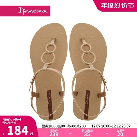 Ipanema依帕 巴西进口时尚细圆环凉鞋女夹趾凉拖鞋沙滩鞋26760商品大图