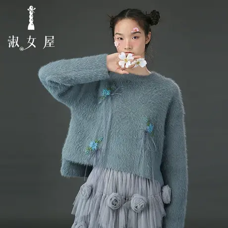 淑女屋官方旗舰店旅行玫瑰。毛衣图片