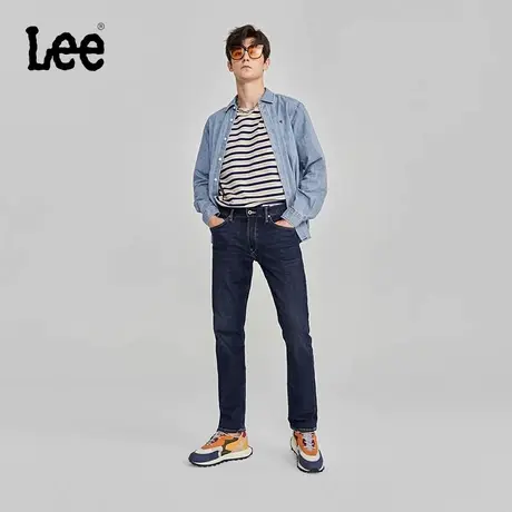 Lee商场同款新品726标准直脚深蓝男牛仔裤LMB1007263XA00FA04661图片