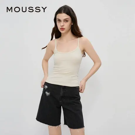 MOUSSY 夏季新品简约基础风修身内搭吊带小背心028HAA80-2781图片