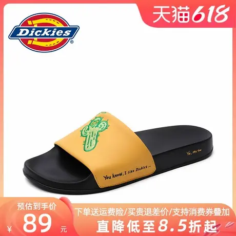Dickies男士拖鞋2025新款夏季外穿凉拖男款踩屎感防滑耐磨沙滩鞋商品大图