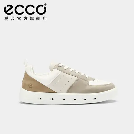 ECCO爱步男士板鞋 夏季防水休闲鞋拼色潮流 街头720 520814商品大图