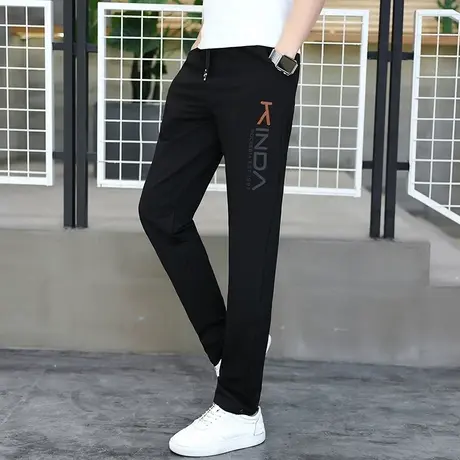 秋季运动裤男青少年休闲长裤子高中初中学生帅气大童男孩秋装卫裤商品大图