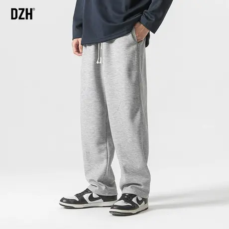 男士灰色卫裤男春秋潮牌休闲裤子2023新款运动裤直筒宽松男裤百搭商品大图