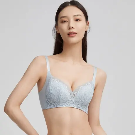 2023新品都市丽人抗菌小胸显大聚拢手掌婴肌棉软糖杯女文胸罩内衣商品大图