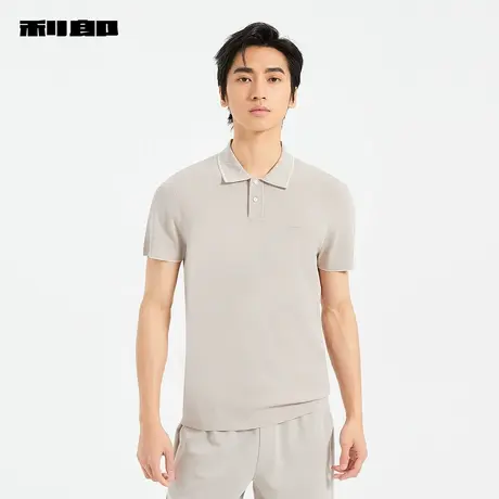 【商场同款】利郎官方短袖polo衫男2025夏商务卡其上衣25XTX5151S图片
