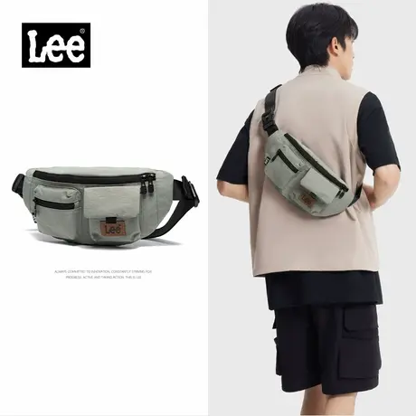 Lee斜挎包男运动户外胸包女轻便通勤背包腰包大容量休闲单肩包商品大图