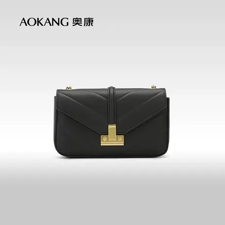 【门店发货】奥康女包经典菱格链条包包时尚百搭女士小方包气质商品大图