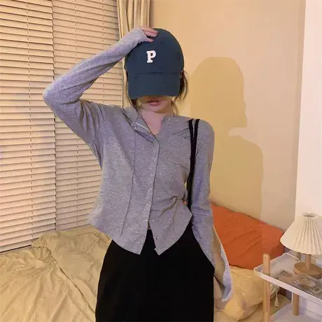 ins超火卫衣女春秋薄款2024新款长袖宽松上衣连帽开衫拉链外套潮图片