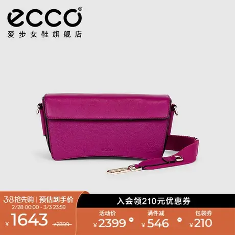ECCO爱步斜挎包 真皮小号单肩包信封包通勤 雅致9105964商品大图