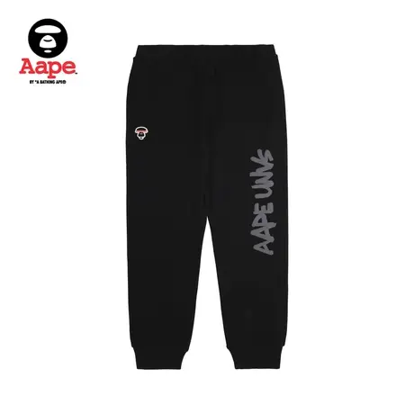 Aape旗舰店男装秋冬迷彩猿颜潮流印花束脚卫裤休闲长裤A638XXL图片