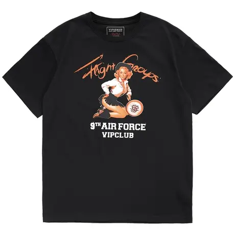 VIP夏季情侣短袖t恤男女印花体恤ins潮牌打底衫纯棉宽松半袖上衣商品大图