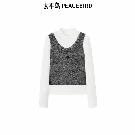 太平鸟prince联名冬季新款两件套打底衫A3CPE4296图片