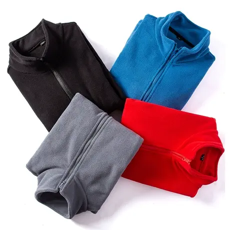 2023新款春秋季摇粒绒夹克男韩版运动外套户外抓绒衣男卫衣冲锋衣商品大图