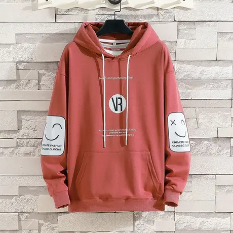 秋季连帽卫衣男韩版潮流港风ins学生情侣宽休闲套装潮牌秋装外套商品大图