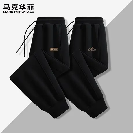 马克华菲束脚卫裤男2025新款秋季百搭宽松大码裤子男休闲运动裤X商品大图
