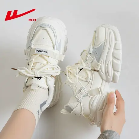 回力厚底老爹鞋女鞋2025秋季新款小个子增高休闲鞋轻便减震运动鞋商品大图