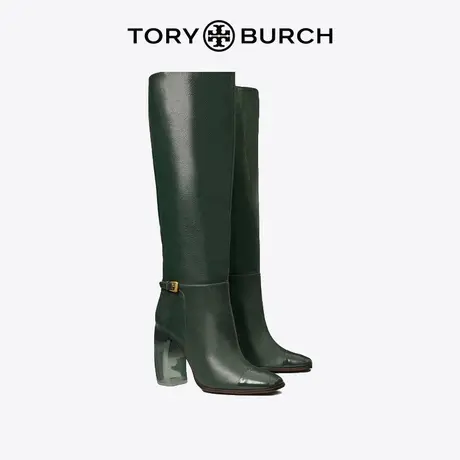 【限时折扣】TORY BURCH汤丽柏琦 BANANA方跟带扣长靴女鞋 139927商品大图