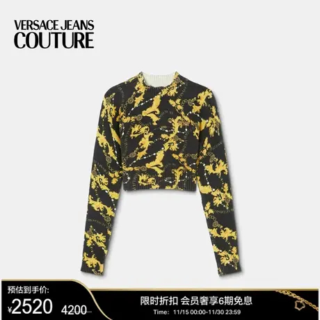 【甄选折扣】VERSACE JEANS COUTURE 女士Chain Couture套头衫商品大图