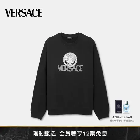 VERSACE/范思哲 男士Via Gesù Logo运动衫长袖卫衣商品大图