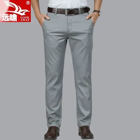 裤子男夏季薄款冰丝休闲长裤宽松直筒弹力男裤春夏男士百搭运动裤商品大图