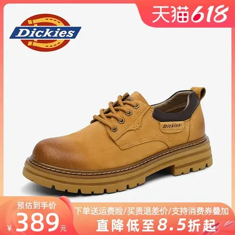 Dickies马丁靴男低帮2025新款夏季透气男士休闲鞋春夏款工装鞋子图片