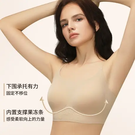 浪漫春天2025新款粉底液内衣女小胸聚拢显大无钢圈防下垂文胸夏季商品大图